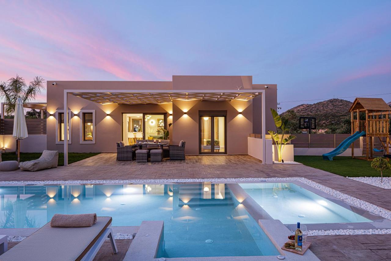 Koin Villa Sunrise, With Heated Pool & Whirlpool Perama  Exteriér fotografie